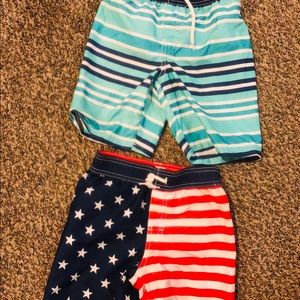 Boys size 5 old navy swim trunks